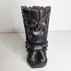 Vintage Hawaiian Ku Tiki Wood Statue 7 9    Polynesian Figure Hand Carved