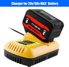 9ah Dcb609 Dcb118 For Dewalt 20v 60v Flexvolt Battery And Charger Kit