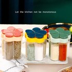 Spice Jar Set Plastic Spice Bottle Outdoor Camping Picnic Organiser