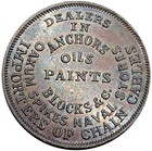  1850 s  New York Ny 834a L L Squire   Sons Merchant Token 