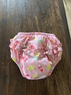 Iplay Swim Diaper Infant Girls Pink Ice Cream Ruffles Size 24 Months Excellent
