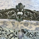 Brass Antique French Rococo Design Fireplace Hearth Fender