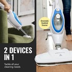 10-in-1 Steam Mop  Handheld Cleaner For Tile   Hardwood Floors