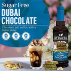 Syruvia Sugar Free Dubai Chocolate Syrup 25 4 Fl Oz Coffee Desserts And More