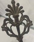 Vintage Roman Byzantine Style Bronze Oil Lamp 6    X 8    X 4   