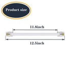 3-pack Phone Telephone Extension Cord 1ft Cable Line With Standard Rj11 6p4c Plu