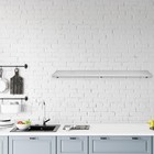 48 X 12  Folding Concession Stand Shelf Stainless Steel For Snack Bar  Food Cart