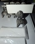 Lot Of 4 Antique Or Vintage Miniature Chair Card Holders 