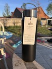 Alo Yoga Stainless Steel Water Bottle Black 24 Oz Bpa-free Dishwasher Safe