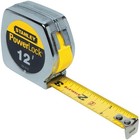 Stanley Powerlock Tape Measure 12ft 16ft 25ft 30ft 35ft  secure Blade Lock Metal