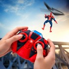 Marvel Avengers Spider-man Rc Helicopter With Led Lights And Gyro Stabilizer