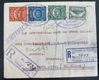 1920 Potosi Bolivia Registered Cover To Pretoria South Africa Advertising Seal