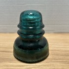 Blue Green Aqua Hemingray 40 Glass Insulator Points 1910-1921 Made In Usa Euc