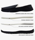 Moccasins House Slippers Indoor Outdoor Plush Mens Bedroom Shoes 12 