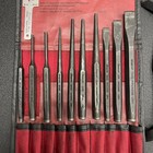 Snap-on Tools Usa 10pc Punch And Chisel Set W  Storage Bag Ppc710bk