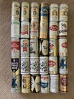 Lot Of 30 Vintage Assorted 12 Oz  Bottom Opened Aluminum Beer Cans Can Nice 