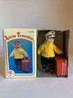 Vintage China Ms-823 Little Traveller Tin Wind-up Toy Figure 6  New In Box Works