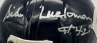 Sid Luckman Hof Signed autographed Chicago Bears Mini Football Helmet Jsa 215562