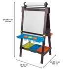 New Kidcraft Storage Easel For Kids - Espresso Color