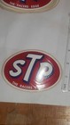  1  Vintage Stp    the Racer   s Edge    Paper-backed Stickers  - Large 4 X 3 Inches 