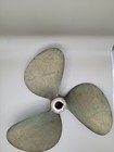 Vintage Bronze copper Used 12  Propeller With Patina 6  Pounds Nibral Alloy 1983