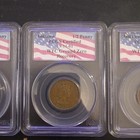 Pcgs Certified Jamaica 1 2 Penny Bn Coin - Wtc Ground Zero Recovery Set Of Three