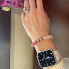 Handmade Natural Rose Quartz rhodonite Stretch Bracelet - 8mm Gemstone Bead