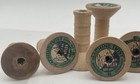Vintage Wooden Rico   s Machine Twist Thread Spools Bobbins Crafts 15