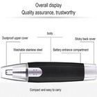 Electric Nose Ear Hair Trimmer Face Eyebrow Mustache Beard Shaver Clipper Unisex