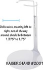 Kaiser Metal Doll Stand For Dolls 8 To 14 Inches Tall