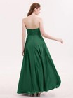 After Six Strapless Sweetheart Lux Chiffon Bridesmaids Long Formal Prom Dress 6