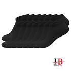 3-6-12 Pairs Men Women No Show Ankle Sport Socks Low Cut Socks Size 9-11   10-13