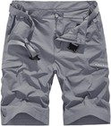 Mens Quick Dry Hiking Cargo Shorts 4way Stretch Multi Pockets 30-46 No Belt