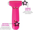 Car Safety Hammer Gift   3 - In - 1 Tool With Window Breaker And Seat Belt Cutte