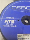 Lot Of 2 Osborn 74370  10  Atb Uni-lok Turbo Disc Cup Brush 1500 Rpm