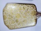 Vintage Vanity Set Hand Mirror Hair Brush   Comb Filigree Gold Floral Design