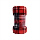 Super Soft Plush Fleece Throw Blanket Light Weight 50  X 60  Vintage Plaid Grids