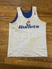 Washington Bullets Champion Reversible Team Practice Jersey Medium 90   s Nba