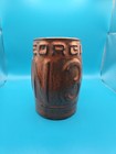 Beer   Coffee Mug   Stein  Georgia License Plate Motif- Mooreville Pottery 