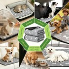 2 Pack Guinea Pig Fleece Cage Liners Absorbent Pee Pads Bedding  18  X 24  Inch