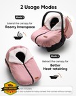 Tinlyfinly Winter Car Seat Cover  Baby Infant Canopy Pink  Waterproof
