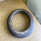 Antique Wooden Block Hat Brim Mold Millinery Form 7 3 8             