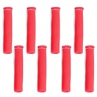 8  Red Spark Plug Wire Sheath Wire Boots Sleeve Heat Shield Cover For Sbc Bbc