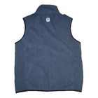 Nfl Team Apparel Embroidered Logo Full Zip Grey Fleece Vest Men s Sz Large New 