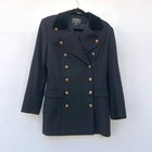 Vintage Ralph Lauren Country Wool Velvet Double Breasted Military Jacket Usps 8