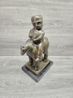 Man On A Horse By Fernando Botero Bronze Statue Sculpture
