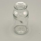 Vintage  Clear Glass Bottle Numbered On Bottom  7 71 12 Apothecary Medicine