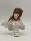 Pair Of Antique German Half Dolls     Dressel   Kister Arms Away Lady   Companion