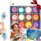 Kids Bath Bombs With Surprise Toy Inside  6 Pack Fizzies Gift Set For Boys Girls