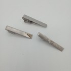 Vintage All Swank Tie Clips Bars Lot 2 Gold Tone And 7 Silver Tone 